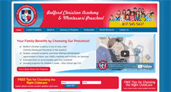 Desktop Screenshot of bedfordchristianacademy.org